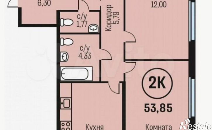 2-комн квартира Южный тракт, 15 4,  д. 15 4,  к. 4