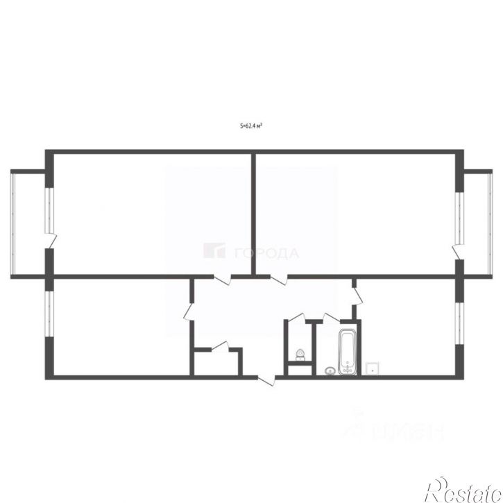 3-комн квартира ул Георгиева, 15,  д. 15