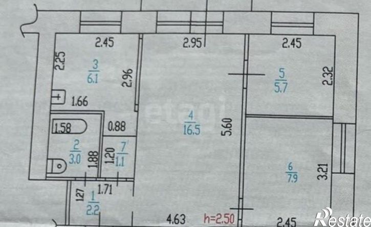 1-комн квартира проспект Ленина, 45Б,  д. 45Б
