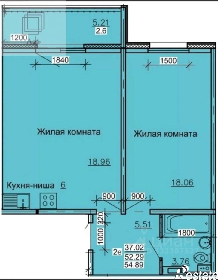 2-комн квартира в новом доме ул Союза Республик, 11,  д. 11
