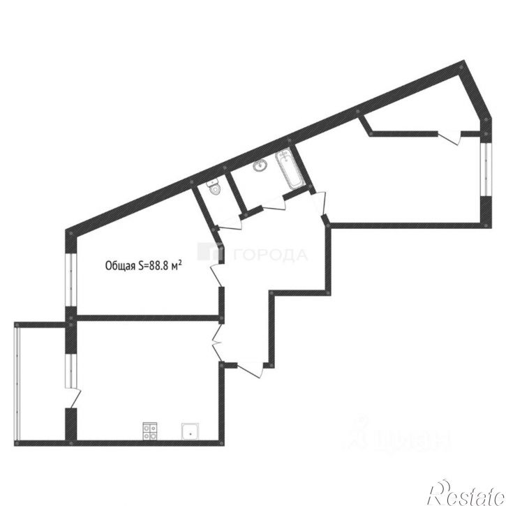 3-комн квартира ул Власихинская, 109,  д. 109