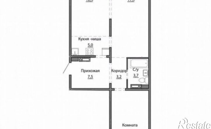 2-комн квартира ул Северо-Западная, 15 1,  д. 15 1,  к. 1