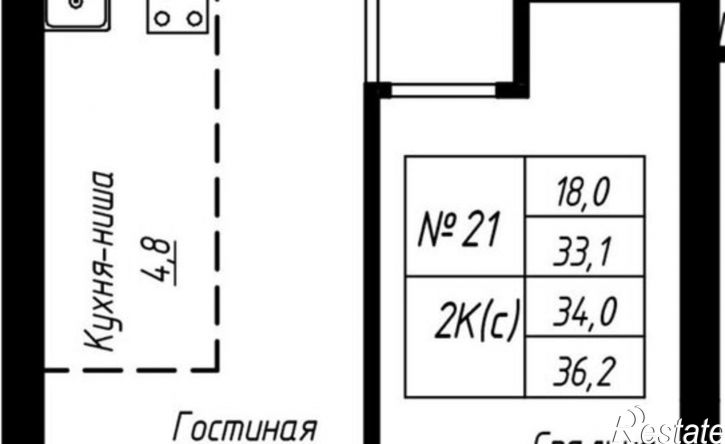 2-комн квартира в новом доме ул Чернышевского, 197,  д. 197