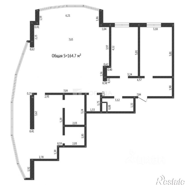5-комн квартира Партизанская улица, 76,  д. 76