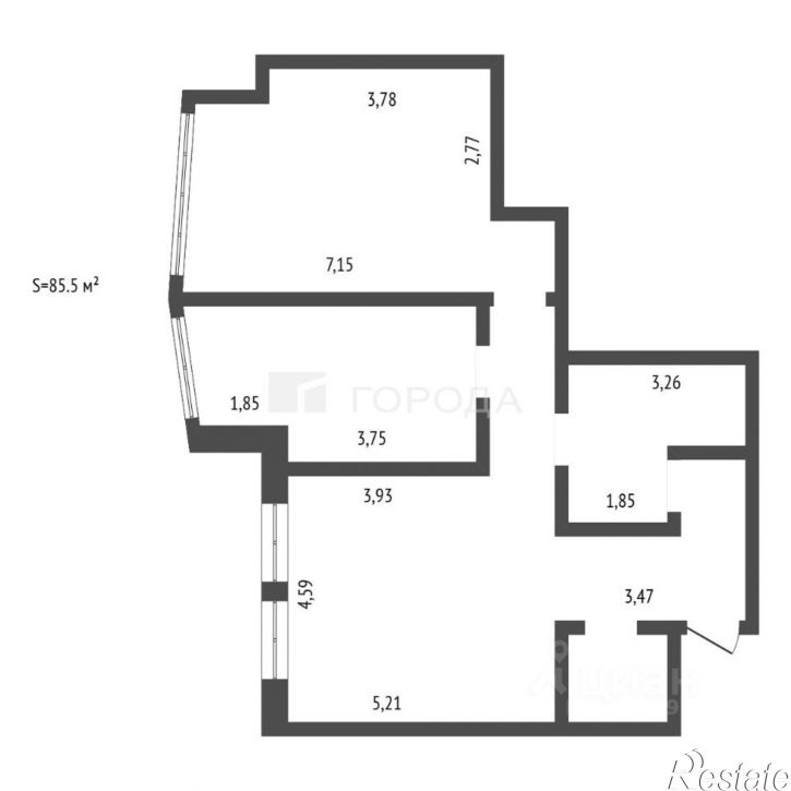 3-комн квартира ул Партизанская, 78,  д. 78