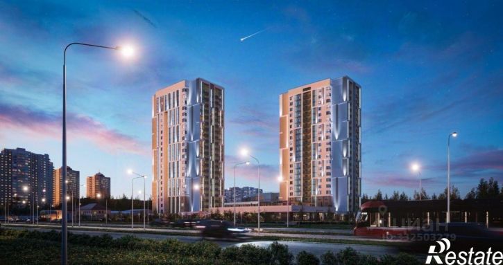 1-комн квартира в новом доме ул Малахова, 155,  д. 155