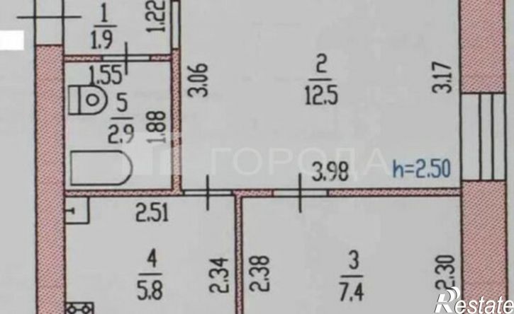 2-комн квартира ул Антона Петрова, 136,  д. 136
