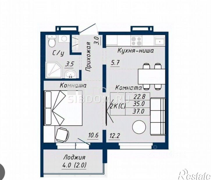 1-комн квартира улица Солнечная Поляна, 94 к2,  д. 94 к2