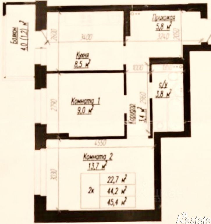 2-комн квартира Молодёжная улица, 136,  д. 136