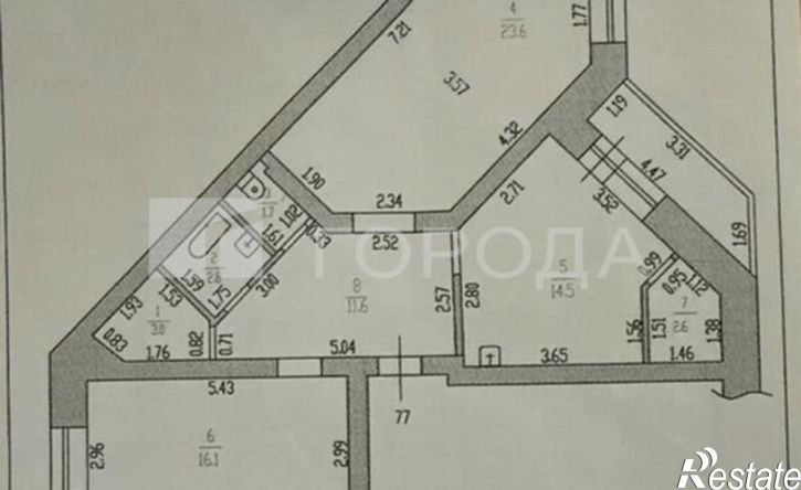 2-комн квартира улица Сухэ-Батора, 21,  д. 21