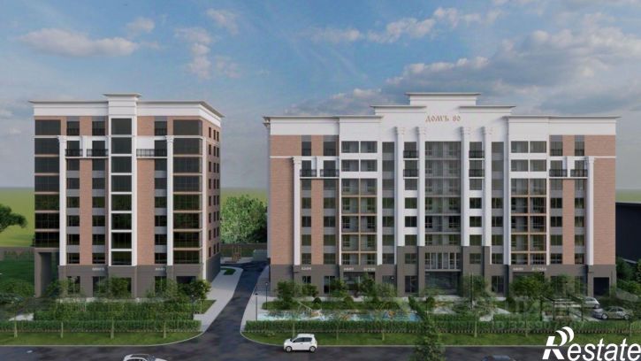 3-комн квартира в новом доме ул Пролетарская, 86,  д. 86