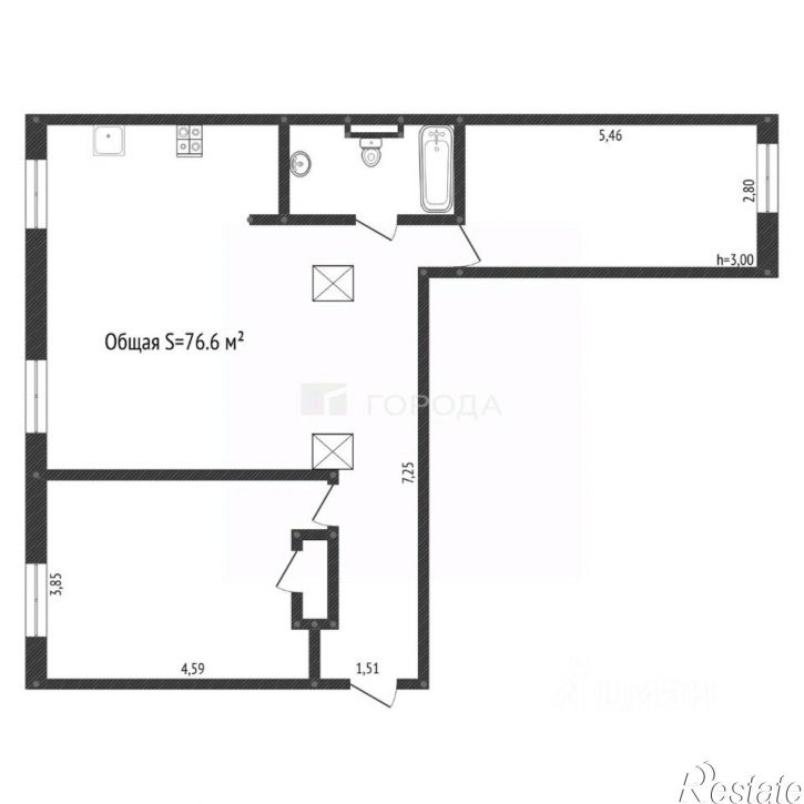 3-комн квартира Социалистический пр-кт, 130,  д. 130