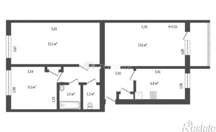 3-комн квартира ул Куета, 11,  д. 11