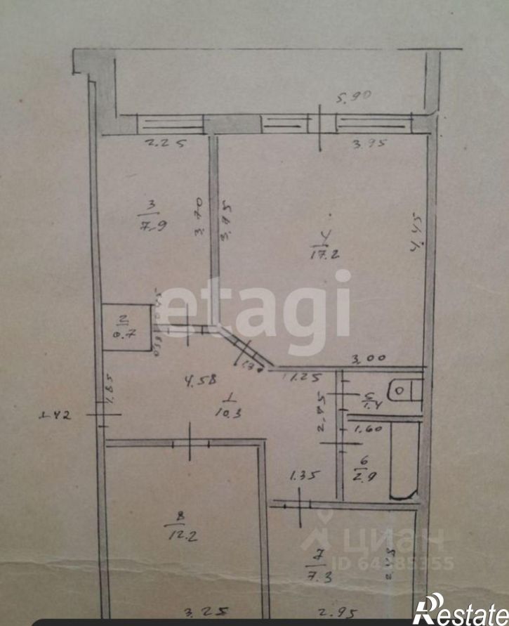 3-комн квартира ул Мира, 10,  д. 10