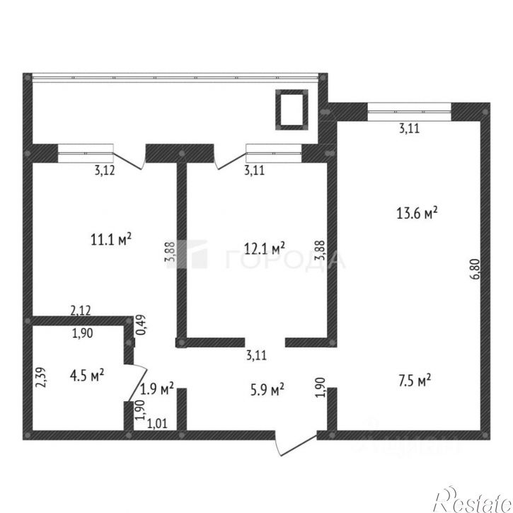 3-комн квартира 6-я Нагорная улица, 15Г/7,  д. 15Г/7