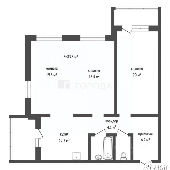 3-комн квартира проспект Энергетиков, 24,  д. 24
