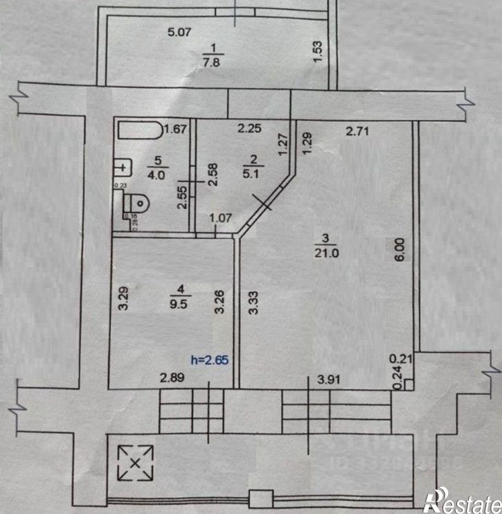 1-комн квартира Лазурная улица, 19,  д. 19