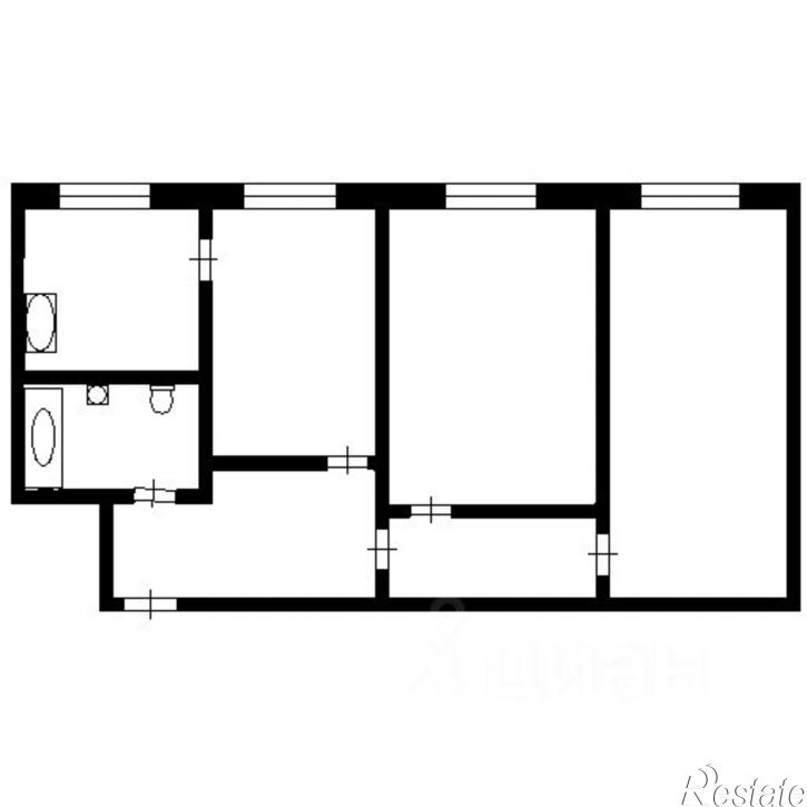 3-комн квартира проспект Строителей, 35,  д. 35