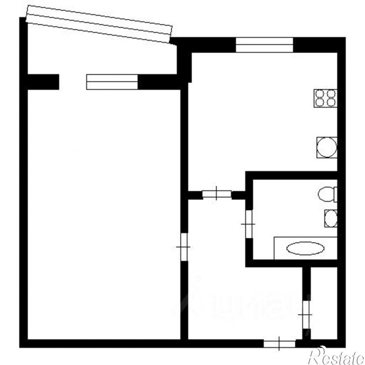 1-комн квартира улица Юрина, 305,  д. 305