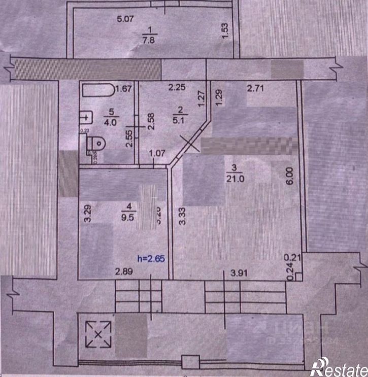 1-комн квартира ул Лазурная, 19,  д. 19