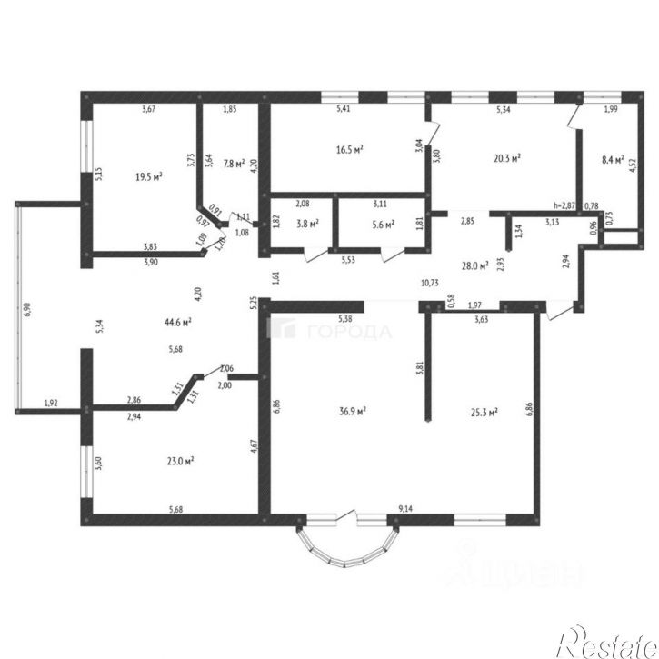 5-комн квартира ул Ленская, 1В,  д. 1В