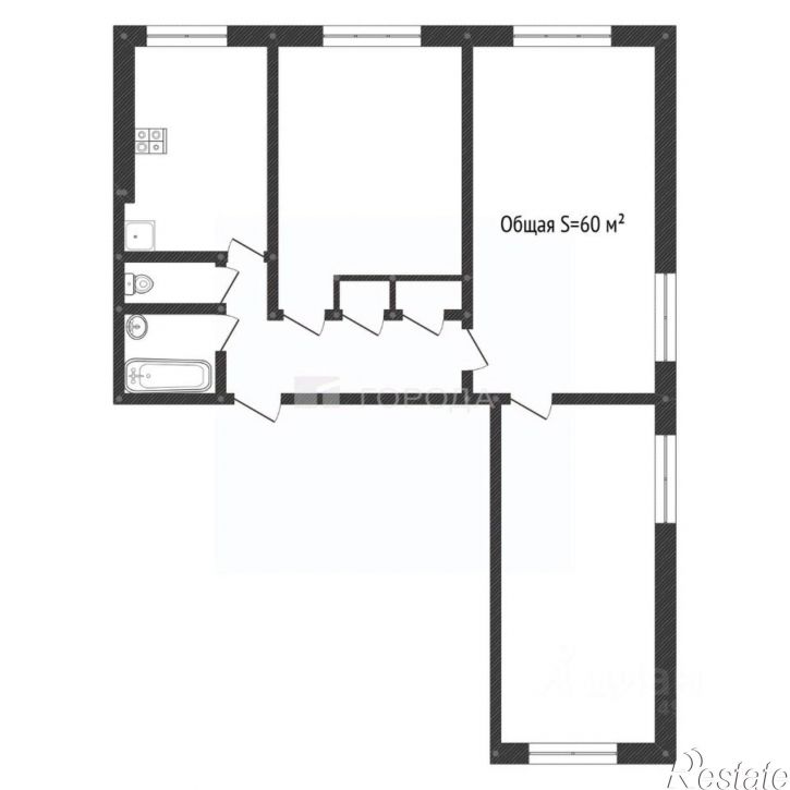 3-комн квартира ул Георгия Исакова, 251,  д. 251