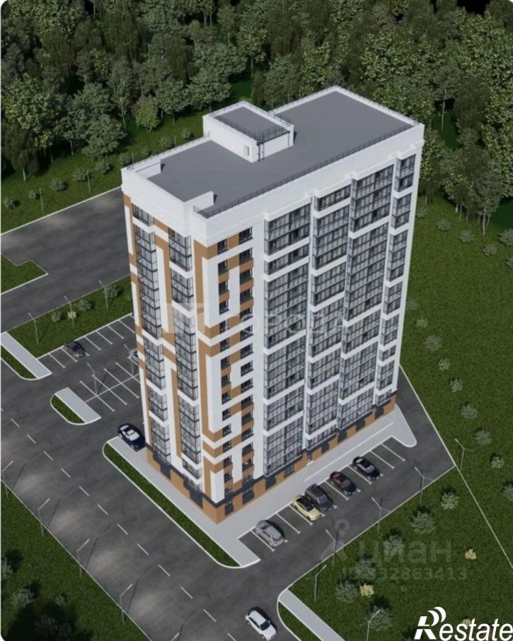 1-комн квартира в новом доме ул Герцена, 17,  д. 17