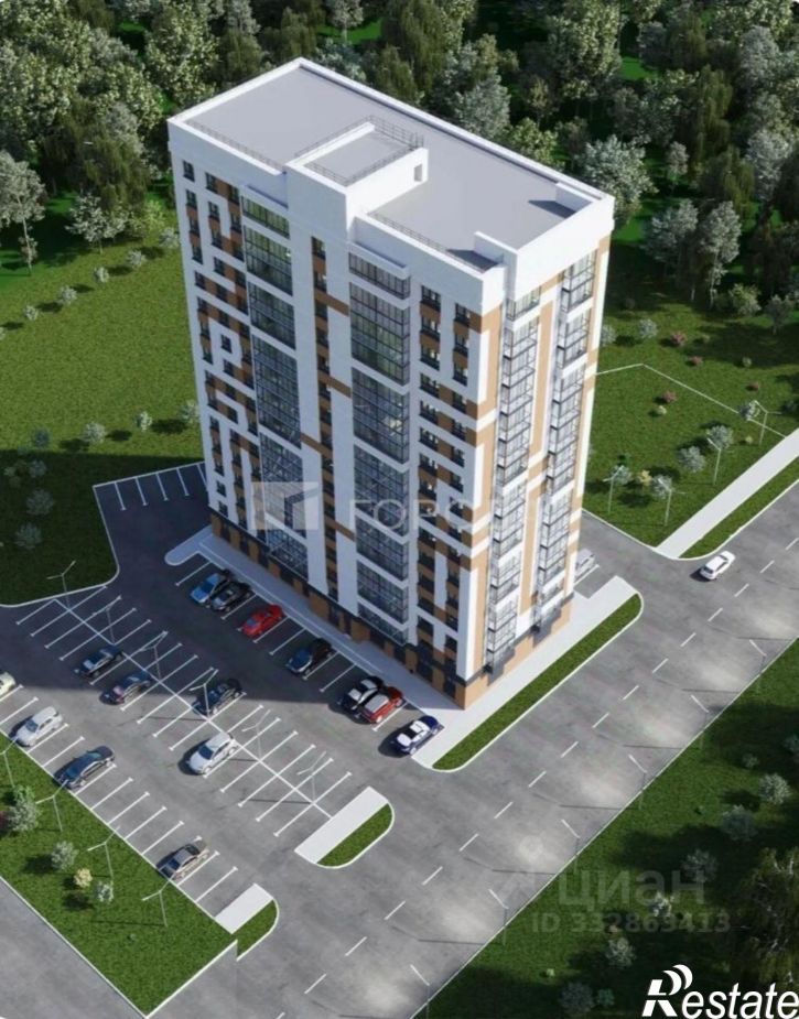 1-комн квартира в новом доме ул Герцена, 17,  д. 17