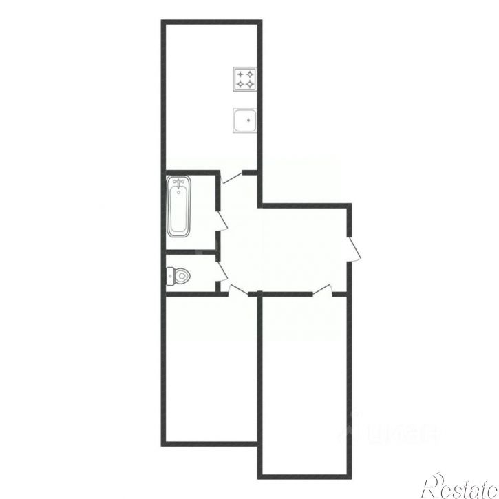 2-комн квартира Комсомольский пр-кт, 99А,  д. 99А