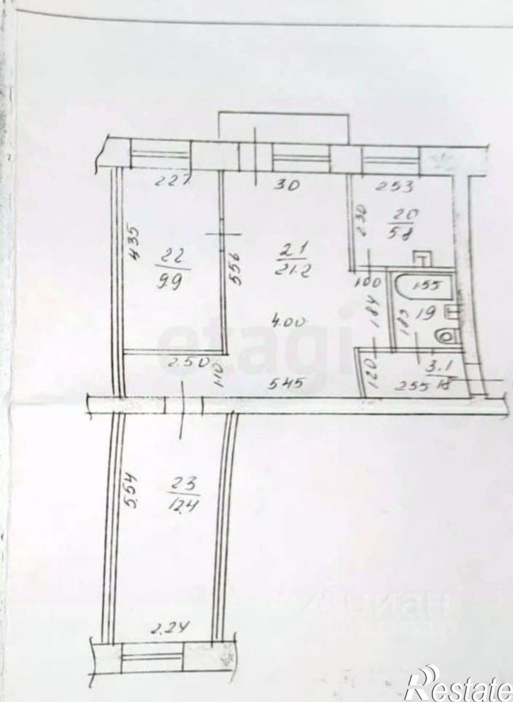 3-комн квартира ул Папанинцев, 109,  д. 109