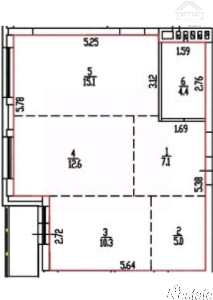 2-комн квартира ул Мусоргского, 34,  д. 34
