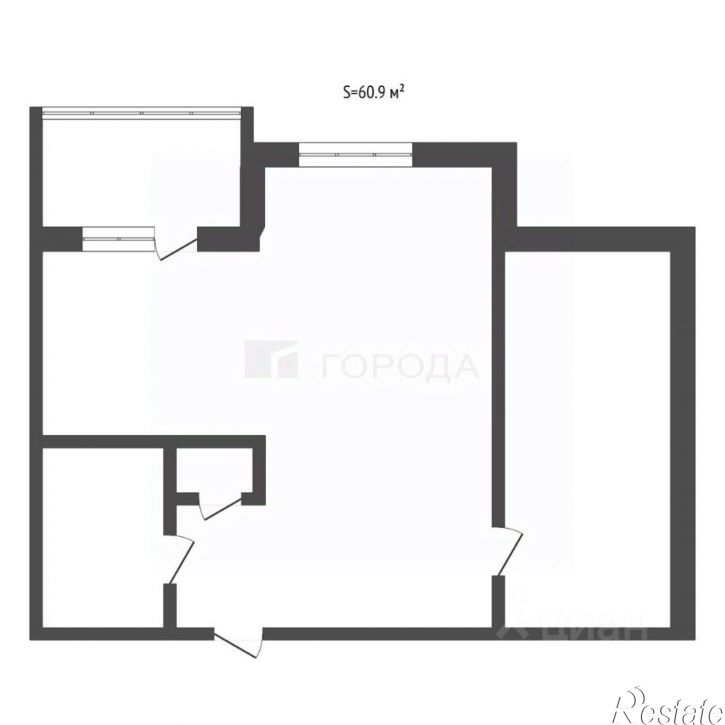 2-комн квартира Приречная улица, 2А,  д. 2А