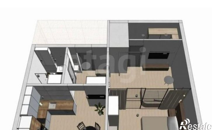 2-комн квартира ул Партизанская, 21,  д. 21