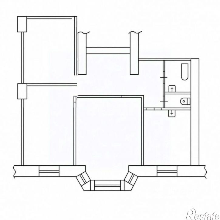 3-комн квартира улица Профинтерна, 10А,  д. 10А