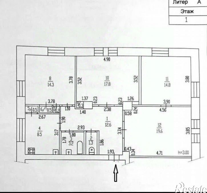 4-комн квартира ул Деповская, 18,  д. 18