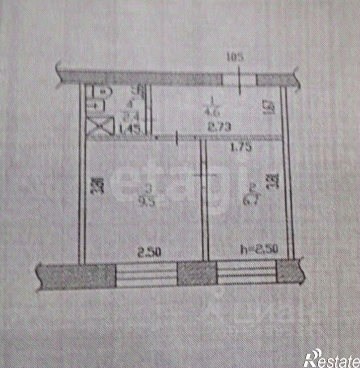2-комн квартира улица Советской Армии, 50А к2,  д. 50А к2