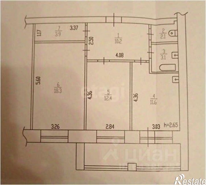 2-комн квартира Лазурная улица, 19,  д. 19