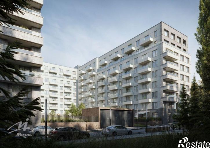 3-комн квартира в новом доме улица Сизова, 35 к2,  д. 35 к2