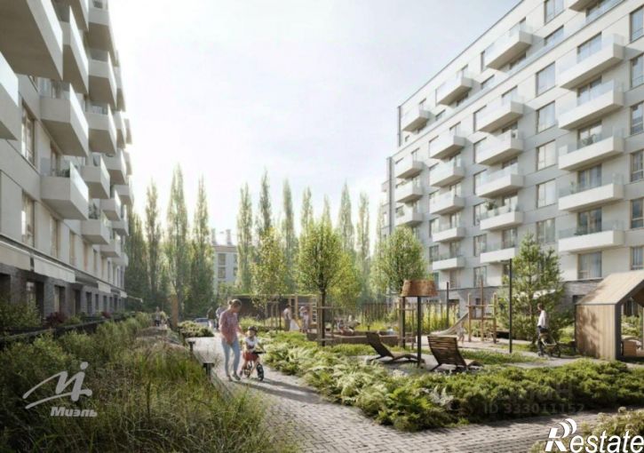 3-комн квартира в новом доме улица Сизова, 35 к2,  д. 35 к2