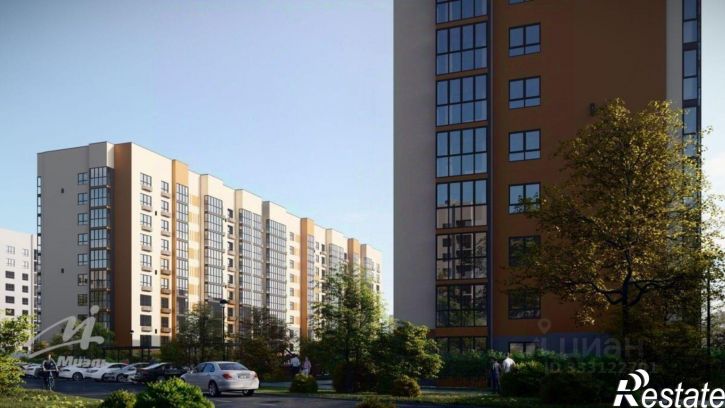 1-комн квартира в новом доме Барнаул городской округ