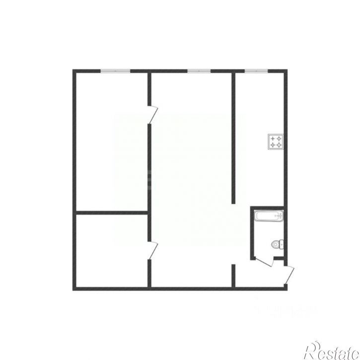 2-комн квартира ул Белинского, 3,  д. 3