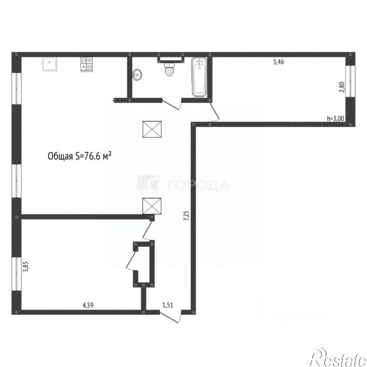 3-комн квартира Социалистический пр-кт, 130,  д. 130