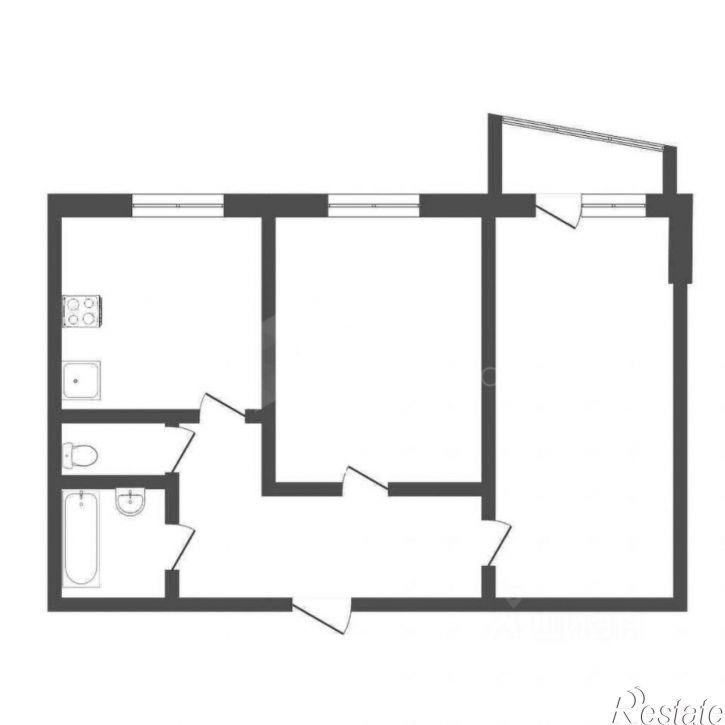 2-комн квартира ул Горно-Алтайская, 15,  д. 15
