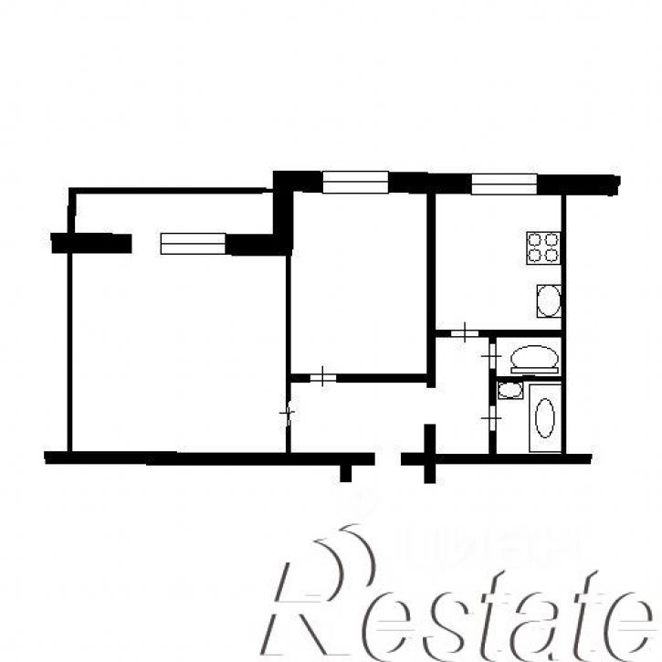 2-комн квартира улица Антона Петрова, 239,  д. 239