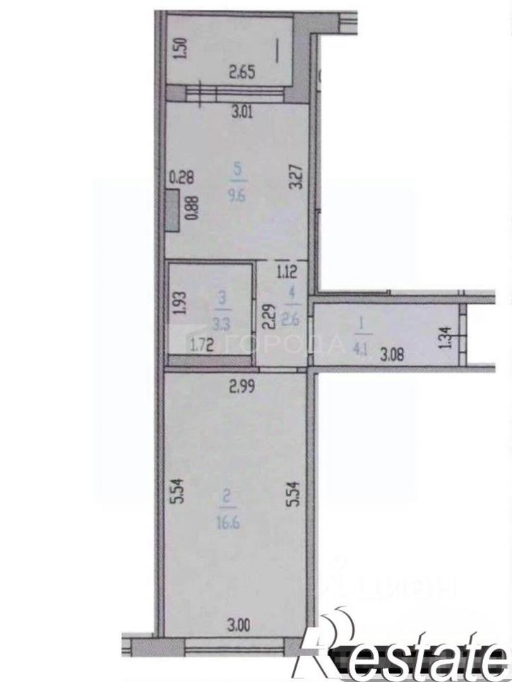 1-комн квартира Взлётная улица, 45В,  д. 45В
