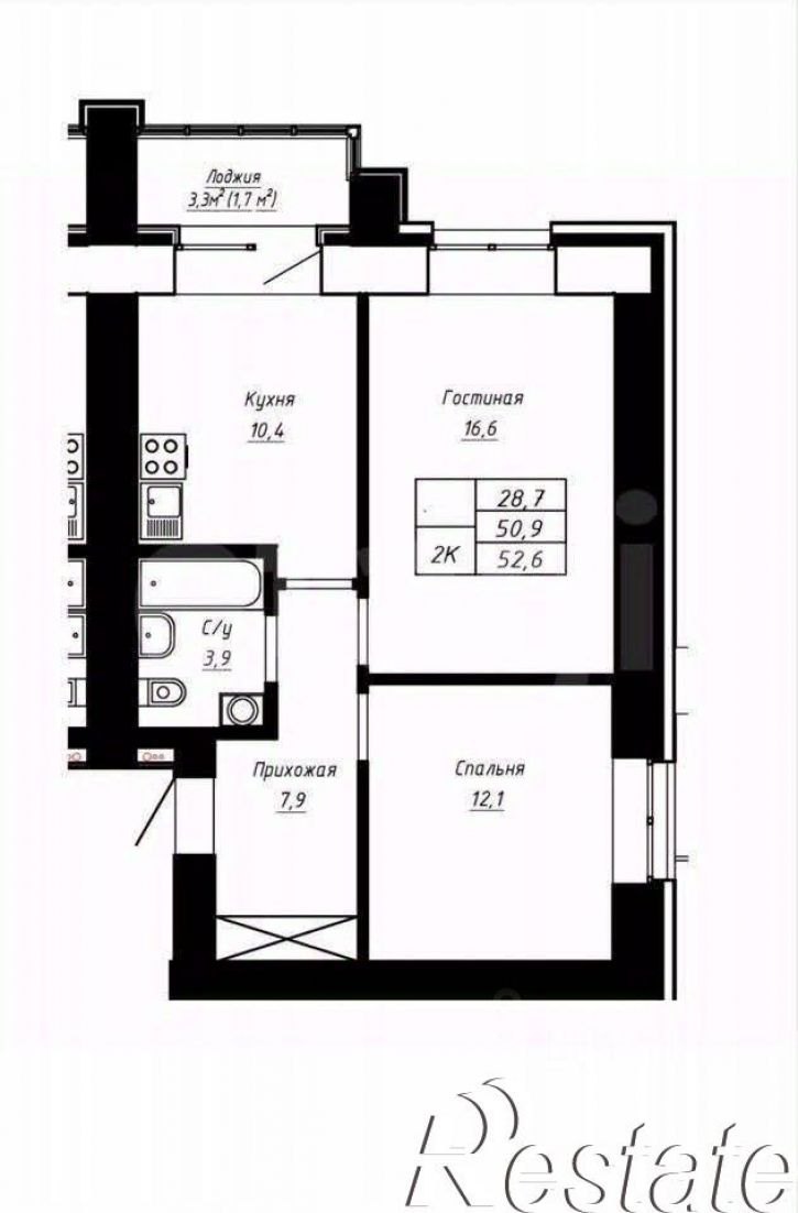 2-комн квартира улица Сухэ-Батора, 39,  д. 39