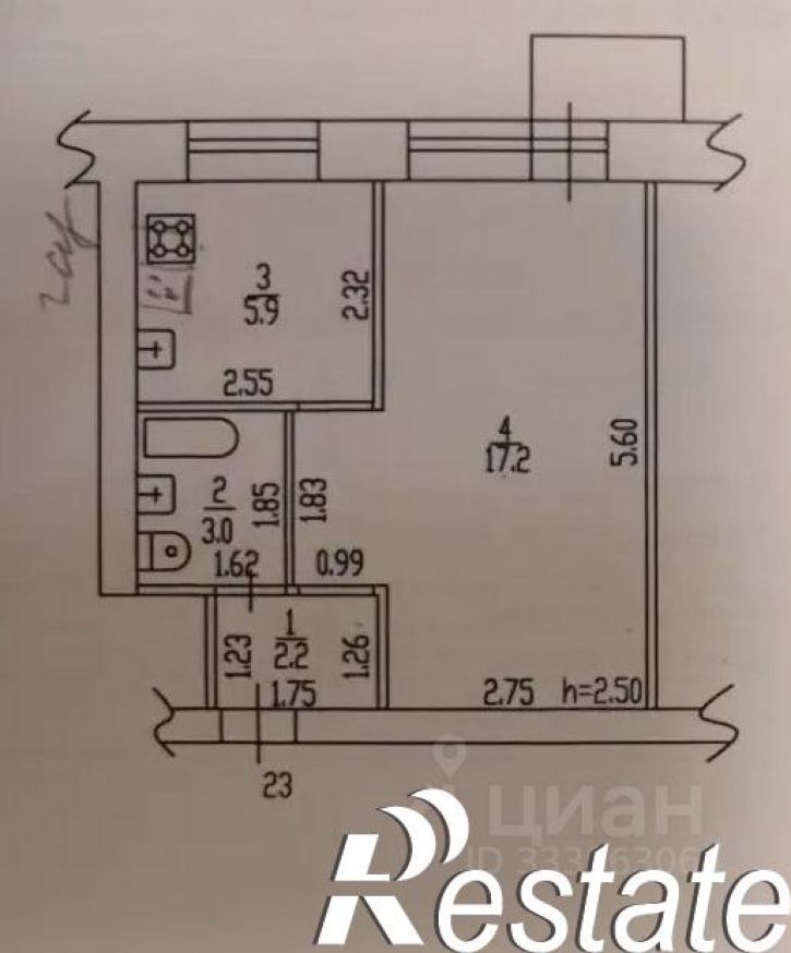 1-комн квартира Социалистический проспект, 124,  д. 124