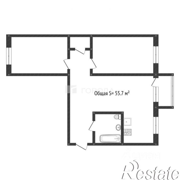 3-комн квартира Социалистический проспект, 76Б,  д. 76Б
