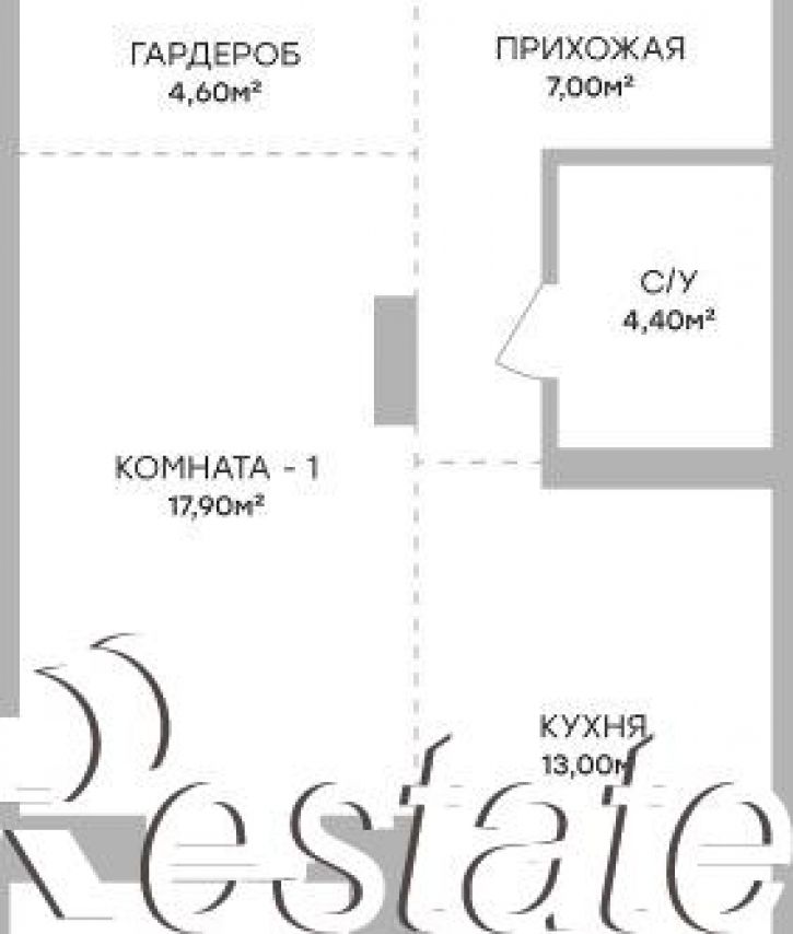 1-комн квартира в новом доме Пролетарская улица, 101А,  д. 101А