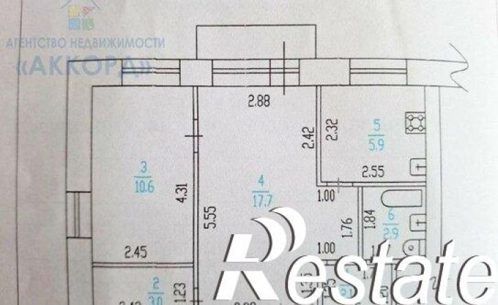2-комн квартира улица Союза Республик, 33,  д. 33